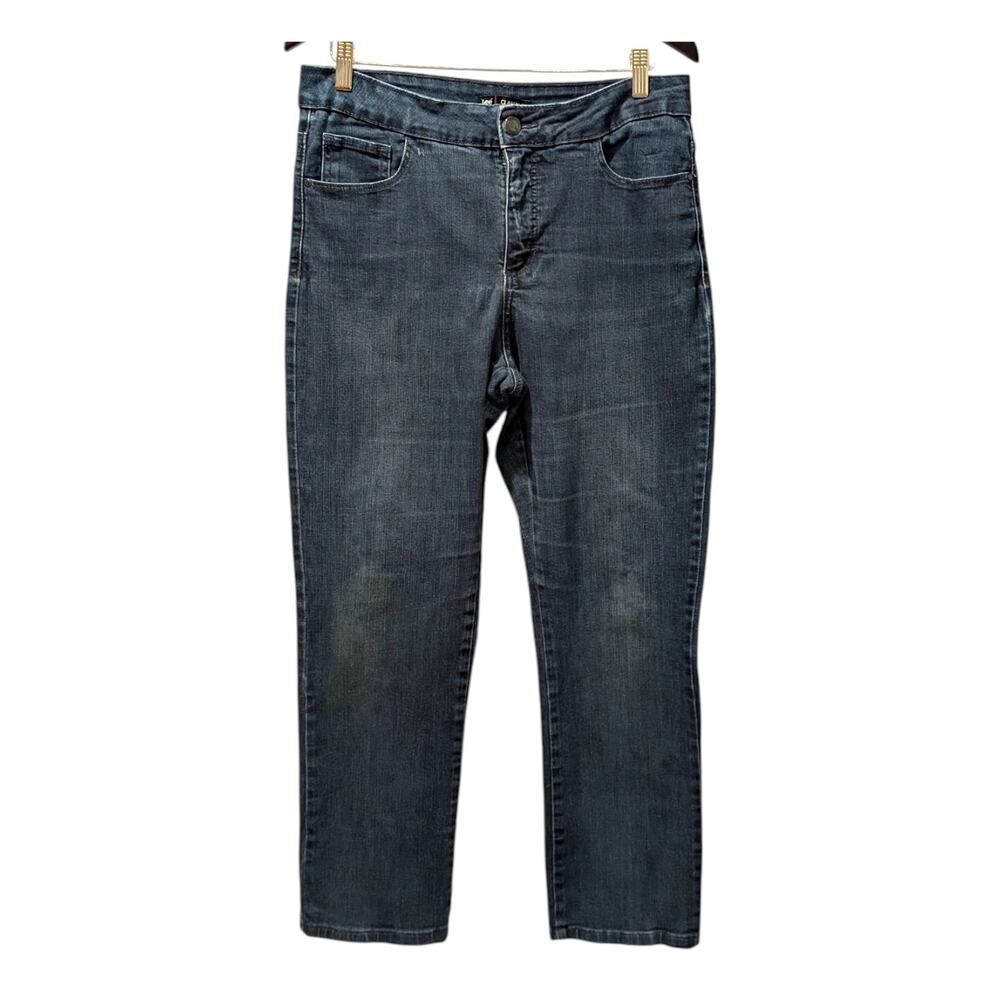 Women's Lee Dark Wash Straight Leg Jeans 12M